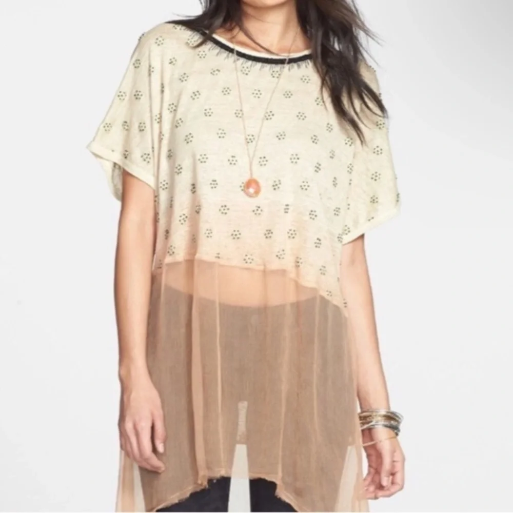 Free People Diamond Dip Dye Tunic - Picture 1 of 12